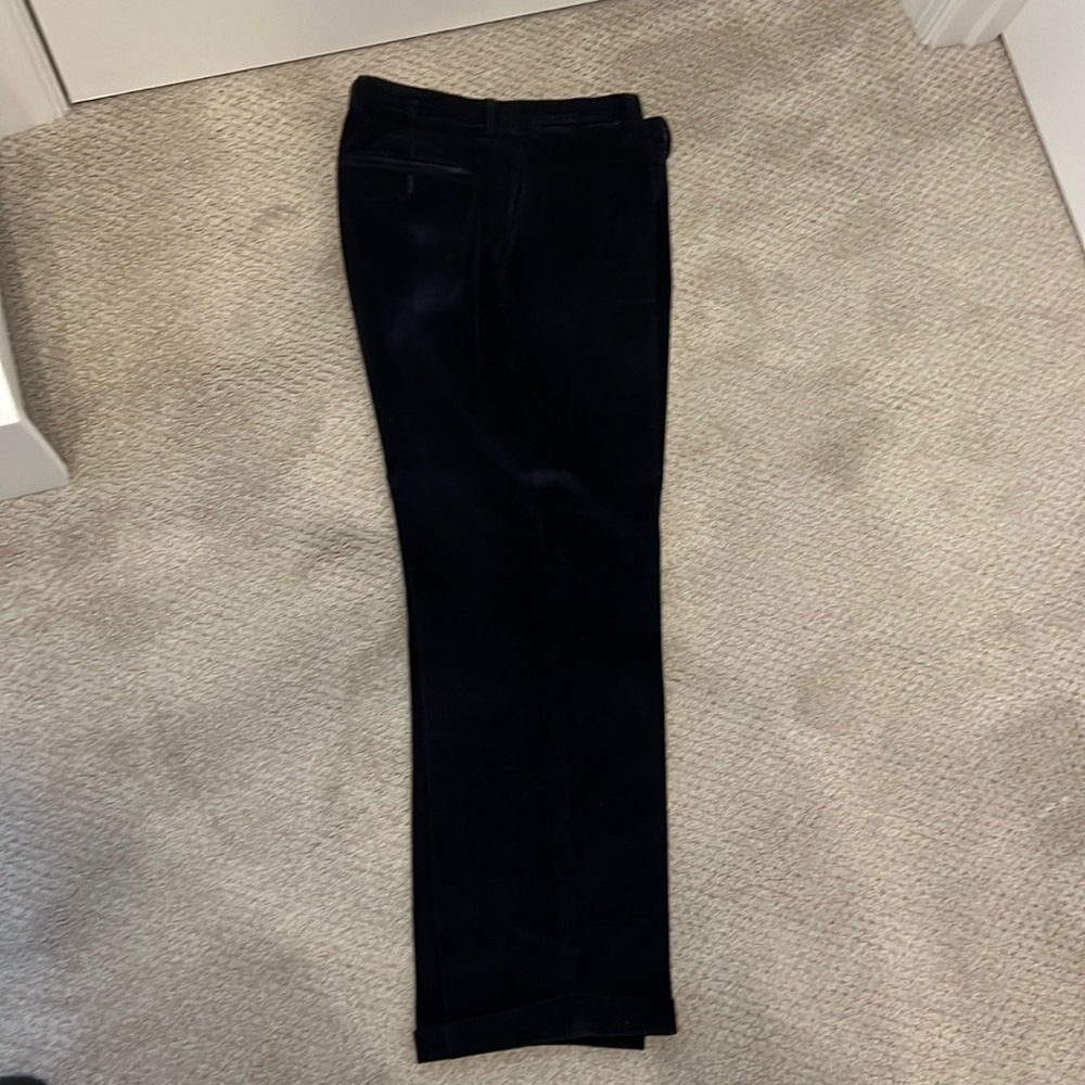 Gently worn Navy Dress Corduroy Hugo Boss (no tag these were custom) Sz 29/29